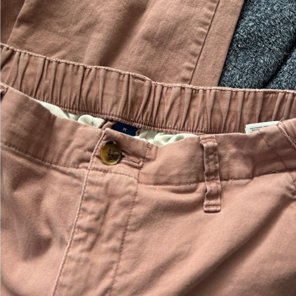 Old Navy Mid Rise Pink Chinos